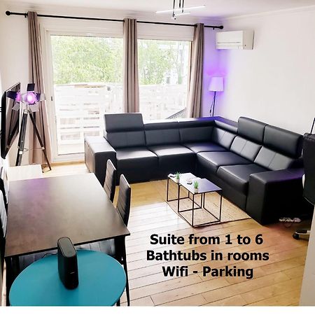 Air-Conditioned Residential Suite From 1 To 6 - Bathtubs In Rooms - Wifi - Kitchen - Laundry - Self-Arrival - Parking Avignon Buitenkant foto